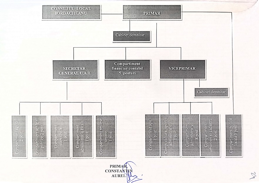 Organigrama Iordacheanu noiembrie 2023